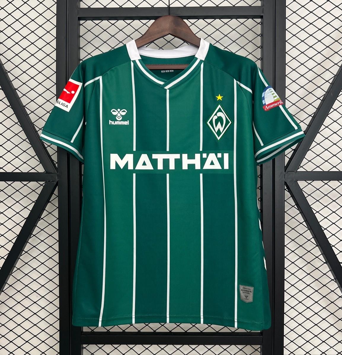 Camiseta de fútbol Werder Bremen 2025/26 LOCAL MANGA CORTA VERSION FAN